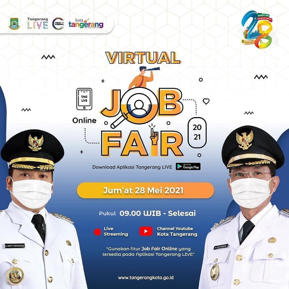 Virtual Job Fair, Jum'at 28 Mei 2021