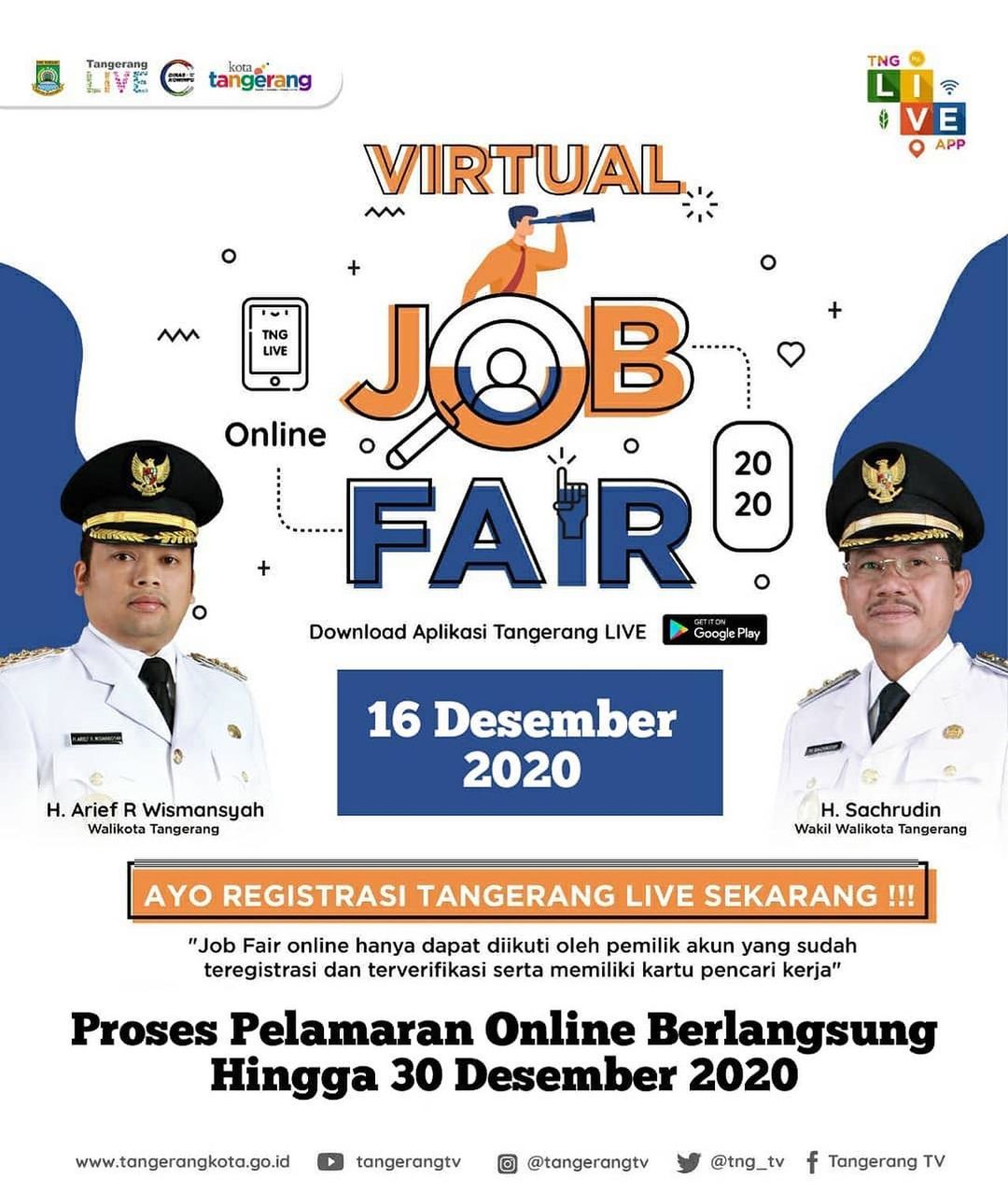 Virtual Job Fair 16 Desember 2020