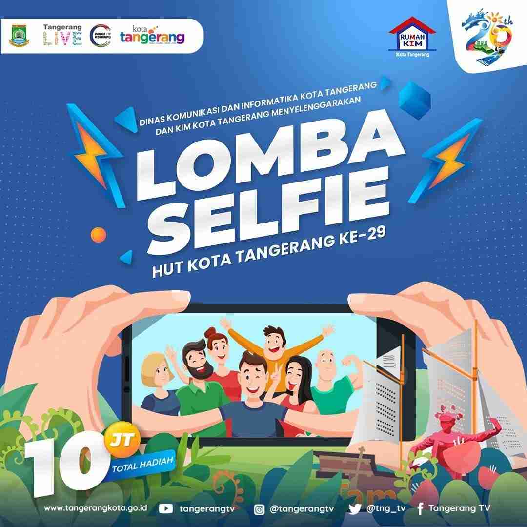 KIM Kota Tangerang menyelenggarakan lomba selfie HUT Kota Tangerang ke-29