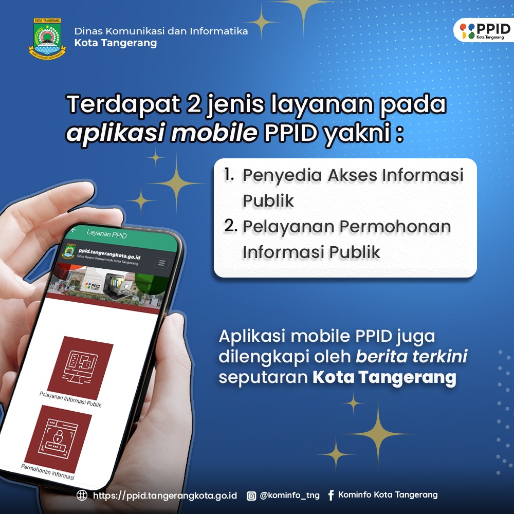 Melayani para pencari informasi melalui wb https:ppid.tangerangkota.go.id